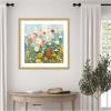 image:imageKate and Laurel Framed Wall Art Print Boho WIldflower Garden by The Creative Bunch Studio 26 x 26 Florence Gold Frame Bohemian Boho Flowers Nature Art for Wall Decor26L x 26W