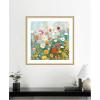 image:imageKate and Laurel Framed Wall Art Print Boho WIldflower Garden by The Creative Bunch Studio 26 x 26 Florence Gold Frame Bohemian Boho Flowers Nature Art for Wall Decor34L x 34W