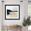 image:imageKate and Laurel Framed Wall Art Print Coastal Sand Modern Abstract Landscape I by The Creative Bunch Studio 27 x 27 Oliver Black Narrow Frame Modern Contemporary Abstract Landscapes Art for27L x 27W