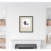 image:imageKate and Laurel Framed Wall Art Print Coffee by Gabrielly Guedes 21 x 25 Svelte Noir Black Frame Modern Contemporary Still Life Art for Wall Decor