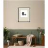 image:imageKate and Laurel Framed Wall Art Print Coffee by Gabrielly Guedes 21 x 25 Svelte Noir Black Frame Modern Contemporary Still Life Art for Wall Decor