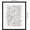 image:imageKate and Laurel Framed Wall Art Print Connected Lines by Gabrielly Guedes 21 x 25 Svelte Noir Black Frame Modern Contemporary Abstract Art for Wall DecorSvelte Noir Black