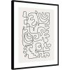 image:imageKate and Laurel Framed Wall Art Print Connected Lines by Gabrielly Guedes 21 x 25 Svelte Noir Black Frame Modern Contemporary Abstract Art for Wall DecorSvelte Noir Black