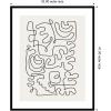 image:imageKate and Laurel Framed Wall Art Print Connected Lines by Gabrielly Guedes 21 x 25 Svelte Noir Black Frame Modern Contemporary Abstract Art for Wall DecorSvelte Noir Black