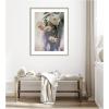 image:imageKate and Laurel Framed Wall Art Print Dangle Thumb Pastel Flower Bouquet by Mary Sparrow 22 x 26 Florence Silver Frame Modern Contemporary Flowers Art for Wall Decor42L x 34W