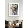 image:imageKate and Laurel Framed Wall Art Print Dangle Thumb Pastel Flower Bouquet by Mary Sparrow 22 x 26 Florence Silver Frame Modern Contemporary Flowers Art for Wall Decor42L x 34W