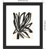 image:imageKate and Laurel Framed Wall Art Print Dark Floral by Alicia Bock 23 x 27 Oliver Black Narrow Frame Modern Contemporary Abstract Art for Wall Decor27L x 23W