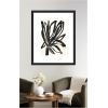 image:imageKate and Laurel Framed Wall Art Print Dark Floral by Alicia Bock 23 x 27 Oliver Black Narrow Frame Modern Contemporary Abstract Art for Wall Decor43L x 35W