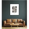 image:imageKate and Laurel Framed Wall Art Print Exposition d Art Les Fleurs by Gabrielly Guedes 21 x 25 Svelte Noir Black Frame Modern Contemporary Abstract Art for Wall DecorSvelte Noir Black