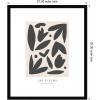 image:imageKate and Laurel Framed Wall Art Print Exposition d Art Les Fleurs by Gabrielly Guedes 21 x 25 Svelte Noir Black Frame Modern Contemporary Abstract Art for Wall DecorSvelte Noir Black