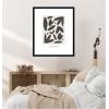 image:imageKate and Laurel Framed Wall Art Print Exposition d Art Les Fleurs by Gabrielly Guedes 21 x 25 Svelte Noir Black Frame Modern Contemporary Abstract Art for Wall DecorSvelte Noir Black