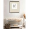 image:imageKate and Laurel Framed Wall Art Print Floral Bouquet by Gabrielly Guedes 26 x 26 Belmont Black Frame Modern Contemporary Flower Art for Wall DecorMatinee Black Bronze