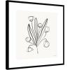 image:imageKate and Laurel Framed Wall Art Print Floral Bouquet by Gabrielly Guedes 26 x 26 Belmont Black Frame Modern Contemporary Flower Art for Wall DecorSvelte Noir Black