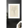 image:imageKate and Laurel Framed Wall Art Print Floral Vase by Gabrielly Guedes 19 x 25 Belvedere Silver Frame Modern Contemporary Flower Art for Wall DecorBelvedere Silver