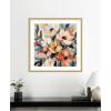 image:imageKate and Laurel Framed Wall Art Print Garden Bloom Abstract Bouquet II by The Creative Bunch Studio 26 x 26 Florence Gold Frame Bohemian Boho Flowers Nature Art for Wall Decor34L x 34W