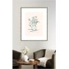image:imageKate and Laurel Framed Wall Art Print Garden Floral by Kate Aurelia Holloway 22 x 26 Mila Dark Silver Frame Modern Contemporary Flower Art for Wall Decor42L x 34W