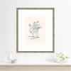 image:imageKate and Laurel Framed Wall Art Print Garden Floral by Kate Aurelia Holloway 22 x 26 Mila Dark Silver Frame Modern Contemporary Flower Art for Wall Decor26L x 22W