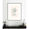 image:imageKate and Laurel Framed Wall Art Print Garden Floral by Kate Aurelia Holloway 22 x 26 Mila Dark Silver Frame Modern Contemporary Flower Art for Wall Decor42L x 34W