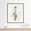 image:imageKate and Laurel Framed Wall Art Print Hosta by Alicia Abla 22 x 26 Mila Dark Silver Frame Modern Contemporary Flower Art for Wall Decor26L x 22W