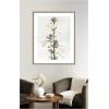 image:imageKate and Laurel Framed Wall Art Print Hosta by Alicia Abla 22 x 26 Mila Dark Silver Frame Modern Contemporary Flower Art for Wall Decor42L x 34W