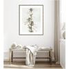 image:imageKate and Laurel Framed Wall Art Print Hosta by Alicia Abla 22 x 26 Mila Dark Silver Frame Modern Contemporary Flower Art for Wall Decor42L x 34W