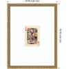 image:imageKate and Laurel Framed Wall Art Print King for Now 18x24 FC by Felicia Dadak 20 x 26 Castellan Gold Frame Modern Contemporary Abstract Art for Wall Decor