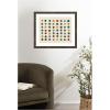 image:imageKate and Laurel Framed Wall Art Print Meditation No 3 by Kelly Knaga 26 x 22 Woodgrain Stripe Chocolate Frame Modern Contemporary Abstract Art for Wall DecorWoodgrain Stripe Chocolate