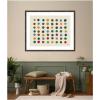 image:imageKate and Laurel Framed Wall Art Print Meditation No 3 by Kelly Knaga 26 x 22 Woodgrain Stripe Chocolate Frame Modern Contemporary Abstract Art for Wall DecorWoodgrain Stripe Chocolate
