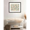 image:imageKate and Laurel Framed Wall Art Print Meditation No 3 by Kelly Knaga 26 x 22 Woodgrain Stripe Chocolate Frame Modern Contemporary Abstract Art for Wall DecorWoodgrain Stripe Chocolate