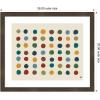 image:imageKate and Laurel Framed Wall Art Print Meditation No 3 by Kelly Knaga 26 x 22 Woodgrain Stripe Chocolate Frame Modern Contemporary Abstract Art for Wall DecorWoodgrain Stripe Chocolate