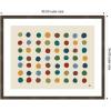 image:imageKate and Laurel Framed Wall Art Print Meditation No 3 by Kelly Knaga 26 x 22 Woodgrain Stripe Chocolate Frame Modern Contemporary Abstract Art for Wall DecorWoodgrain Stripe Chocolate
