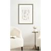 image:imageKate and Laurel Framed Wall Art Print Minimalist Lines by Gabrielly Guedes 19 x 26 Castellan Silver Frame Modern Contemporary Abstract Art for Wall Decor