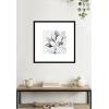 image:imageKate and Laurel Framed Wall Art Print Modern Succulent by Tai Prints 25 x 25 Svelte Noir Black Frame Modern Contemporary Flower Art for Wall DecorSvelte Noir Black