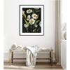 image:imageKate and Laurel Framed Wall Art Print Moody Floral 1 by Annie Quigley 21 x 25 Stylish Black Narrow Frame Bohemian Boho Flowers Nature Art for Wall Decor41L x 33W