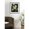 image:imageKate and Laurel Framed Wall Art Print Moody Floral 1 by Annie Quigley 21 x 25 Stylish Black Narrow Frame Bohemian Boho Flowers Nature Art for Wall Decor25L x 21W