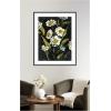 image:imageKate and Laurel Framed Wall Art Print Moody Floral 1 by Annie Quigley 21 x 25 Stylish Black Narrow Frame Bohemian Boho Flowers Nature Art for Wall Decor41L x 33W