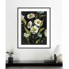 image:imageKate and Laurel Framed Wall Art Print Moody Floral 1 by Annie Quigley 21 x 25 Stylish Black Narrow Frame Bohemian Boho Flowers Nature Art for Wall Decor41L x 33W