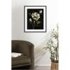 image:imageKate and Laurel Framed Wall Art Print Moody Floral 2 by Annie Quigley 21 x 25 Stylish Black Narrow Frame Modern Contemporary Flowers Nature Art for Wall Decor25L x 21W