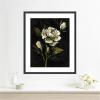image:imageKate and Laurel Framed Wall Art Print Moody Floral 2 by Annie Quigley 21 x 25 Stylish Black Narrow Frame Modern Contemporary Flowers Nature Art for Wall Decor25L x 21W