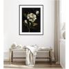 image:imageKate and Laurel Framed Wall Art Print Moody Floral 2 by Annie Quigley 21 x 25 Stylish Black Narrow Frame Modern Contemporary Flowers Nature Art for Wall Decor41L x 33W