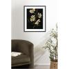 image:imageKate and Laurel Framed Wall Art Print Moody Floral 4 by Annie Quigley 21 x 25 Stylish Black Narrow Frame Modern Contemporary Flowers Art for Wall Decor25L x 21W