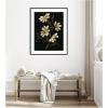 image:imageKate and Laurel Framed Wall Art Print Moody Floral 4 by Annie Quigley 21 x 25 Stylish Black Narrow Frame Modern Contemporary Flowers Art for Wall Decor41L x 33W