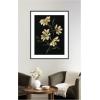 image:imageKate and Laurel Framed Wall Art Print Moody Floral 4 by Annie Quigley 21 x 25 Stylish Black Narrow Frame Modern Contemporary Flowers Art for Wall Decor41L x 33W
