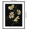 image:imageKate and Laurel Framed Wall Art Print Moody Floral 4 by Annie Quigley 21 x 25 Stylish Black Narrow Frame Modern Contemporary Flowers Art for Wall Decor41L x 33W