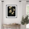image:imageKate and Laurel Framed Wall Art Print Moody Floral 4 by Annie Quigley 21 x 25 Stylish Black Narrow Frame Modern Contemporary Flowers Art for Wall Decor25L x 21W