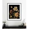 image:imageKate and Laurel Framed Wall Art Print Moody Floral 5 by Annie Quigley 21 x 25 Stylish Black Narrow Frame Rustic Farmhouse Flowers Art for Wall Decor41L x 33W