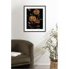 image:imageKate and Laurel Framed Wall Art Print Moody Floral 6 by Annie Quigley 21 x 25 Stylish Black Narrow Frame Modern Contemporary Flowers Nature Art for Wall Decor25L x 21W
