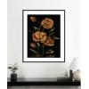 image:imageKate and Laurel Framed Wall Art Print Moody Floral 6 by Annie Quigley 21 x 25 Stylish Black Narrow Frame Modern Contemporary Flowers Nature Art for Wall Decor41L x 33W