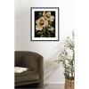 image:imageKate and Laurel Framed Wall Art Print Moody Floral 8 by Annie Quigley 21 x 25 Stylish Black Narrow Frame Modern Contemporary Flowers Nature Art for Wall Decor25L x 21W