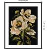 image:imageKate and Laurel Framed Wall Art Print Moody Floral 8 by Annie Quigley 21 x 25 Stylish Black Narrow Frame Modern Contemporary Flowers Nature Art for Wall Decor41L x 33W